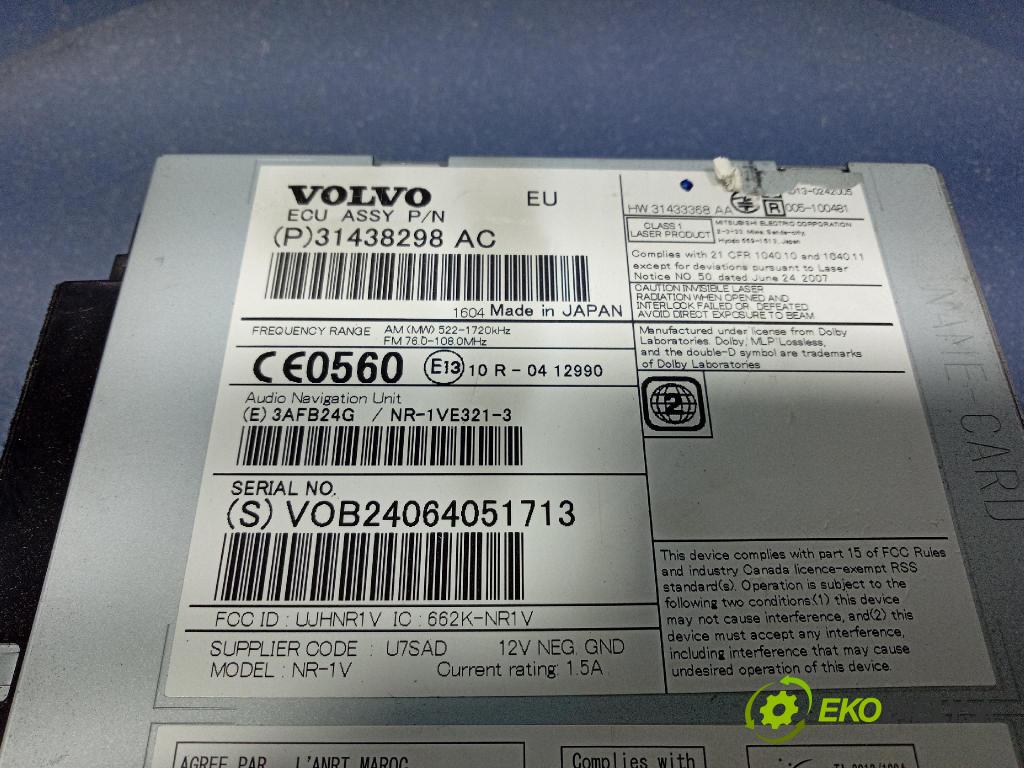 Volvo V40 2016 Radio I Navigácia: 31438298
