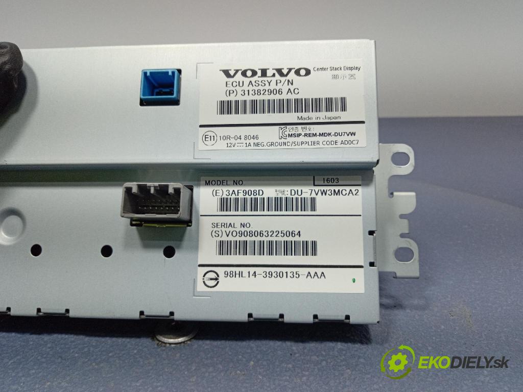 Volvo V40 2016 Radio I Navigácia: 31438298