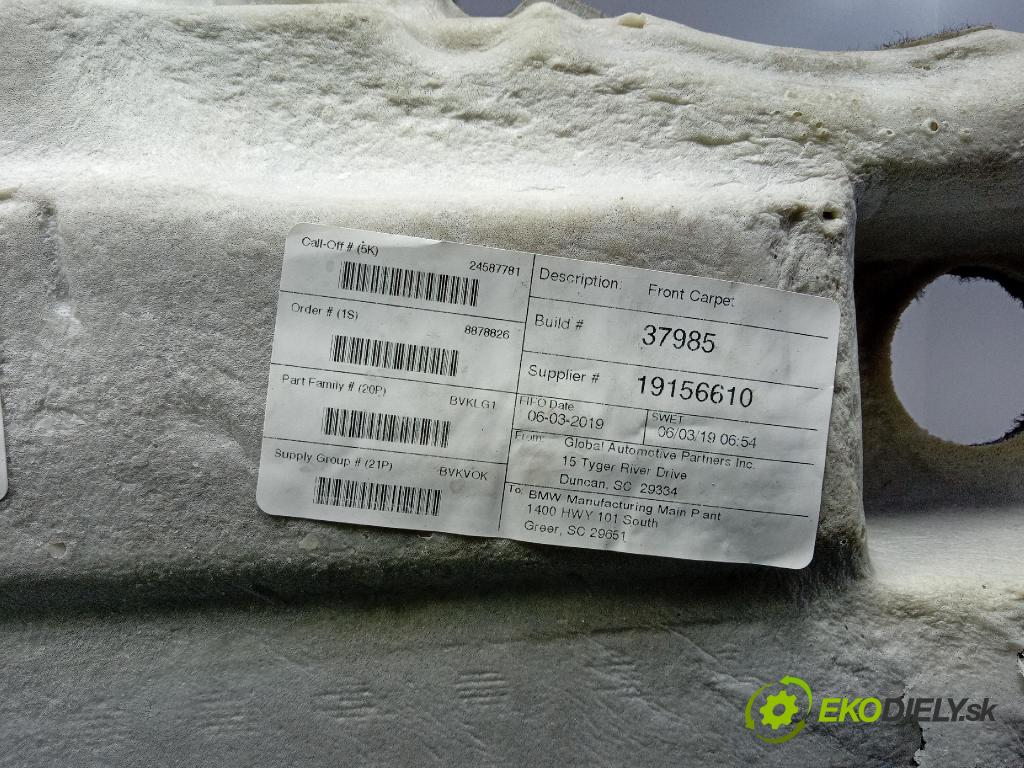 Bmw X5 2019 koberec do auta 7480368