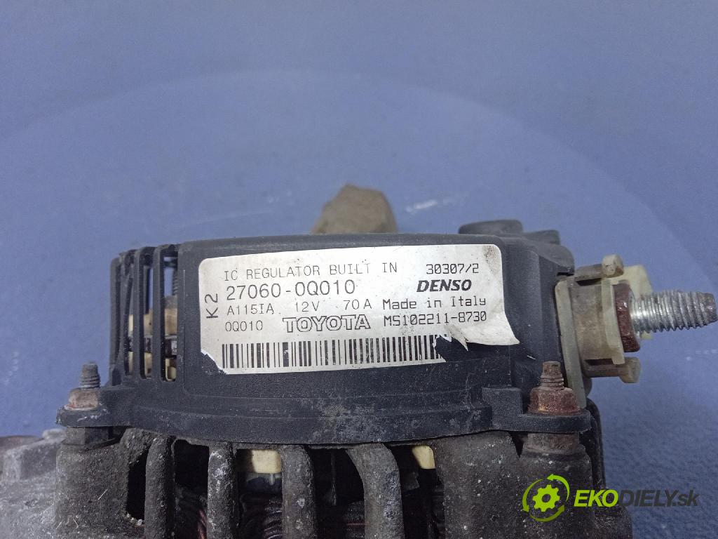 Peugeot 107 2008 Alternator 27060-0Q010