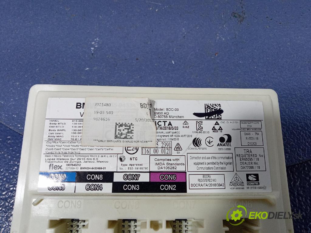 Bmw X5 2019 riadiaca jednotka Komfortu 9433499