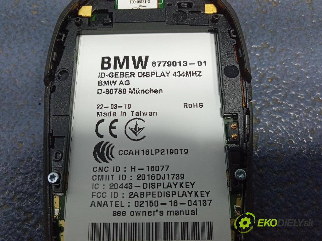 Bmw X5 2019 Spínač zapaľovania: 8779013