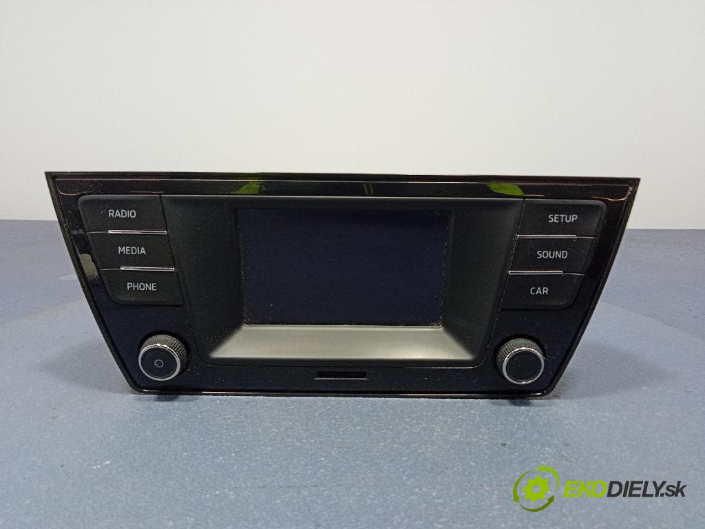 Skoda Fabia 2018 Radio I Navigácia: 6V0035871D