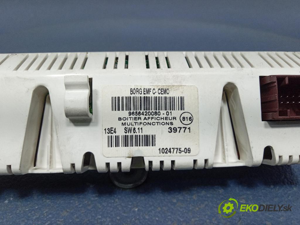 Peugeot 407 2004 Zobrazit: Rádio: / GPS 9656420080