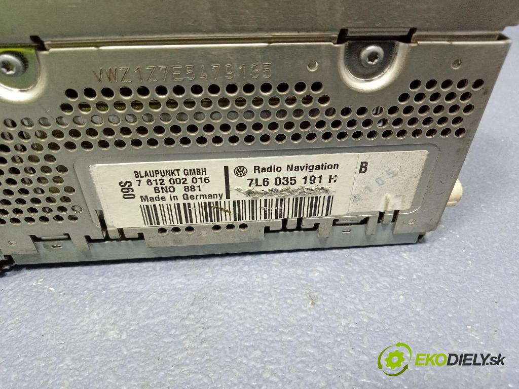 Vw Touareg 2004 Radio I Navigácia: 7L6035191H