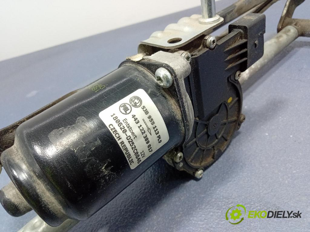 Skoda Fabia 2018 mechanizmus motor: Stierače: Predné 5JB955113