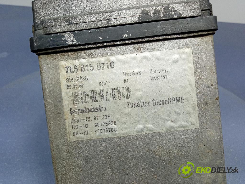 Vw Touareg 2004 Webasto 7L6815071B