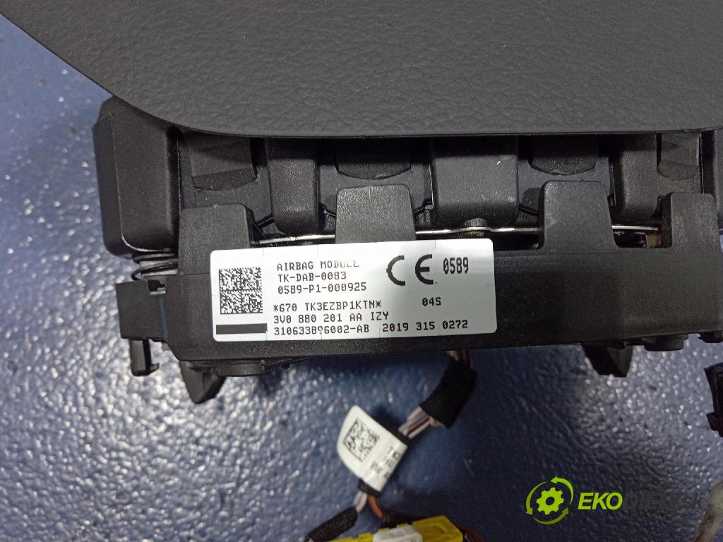 Skoda Superb 0 Airbag: Řidiči: x 3V0880201AA