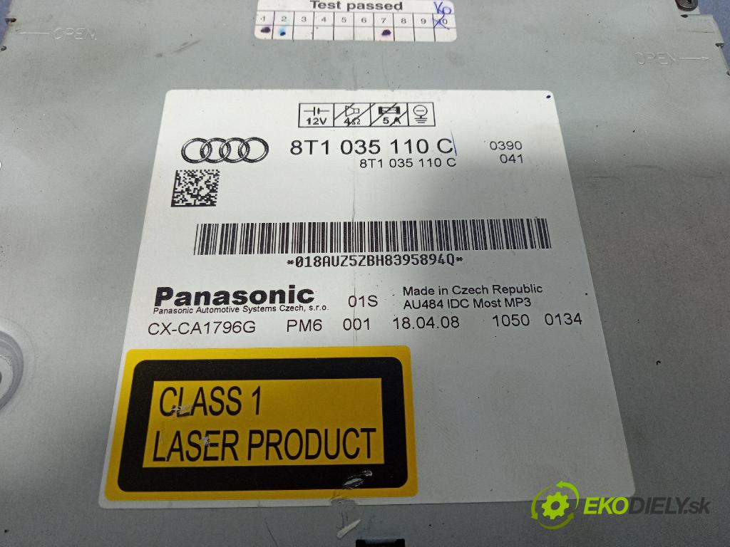 Audi A4 2008 Menič: / Čitateľ: Navigacia: 8T1035110C