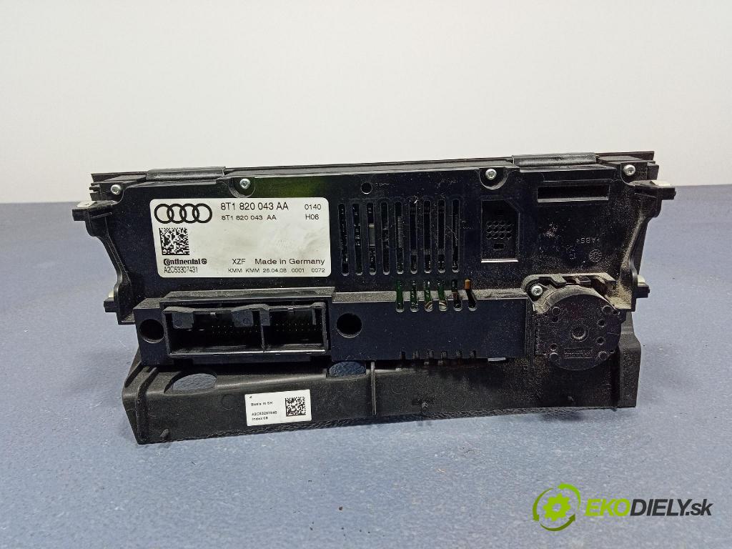 Audi A4 2008 prepínač Klimatizácia: Prúd vzduchu: 8T1820043AA