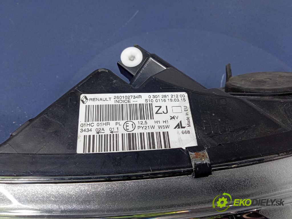 Renault Captur 0 Reflektor: v pravo: 260102734R