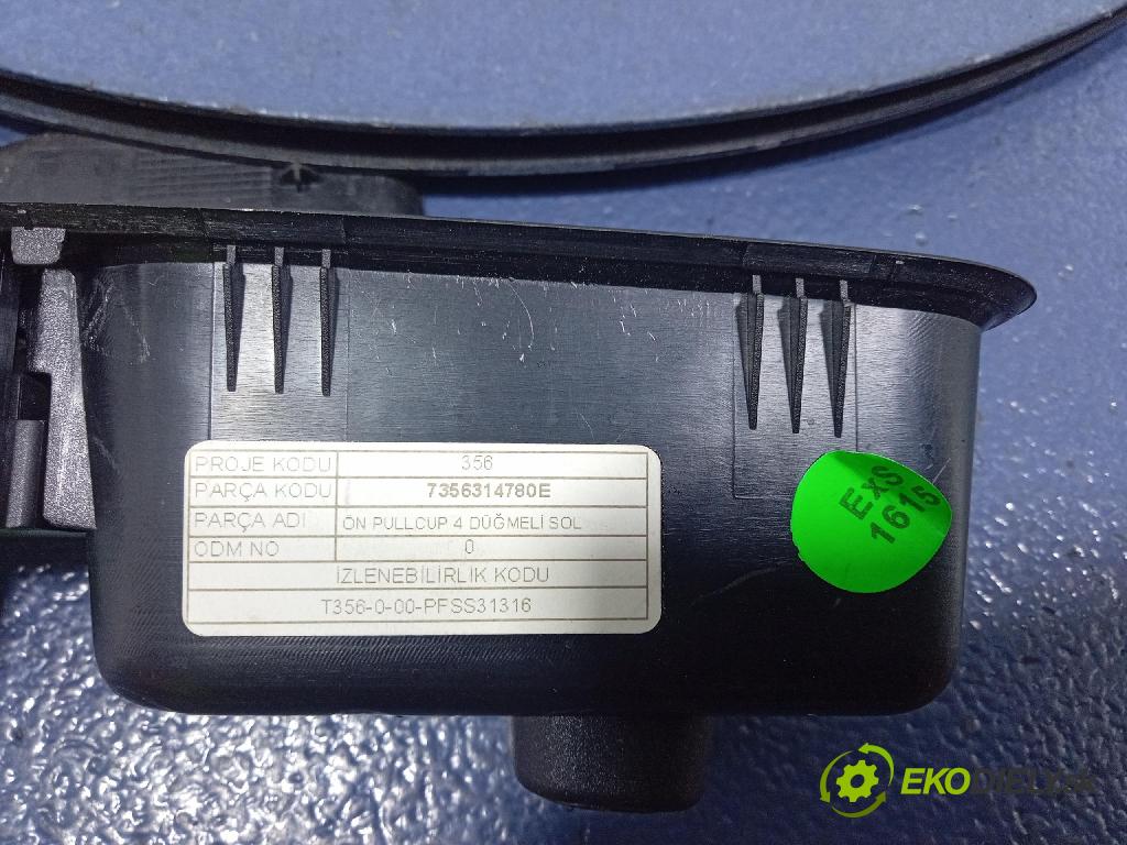 Fiat Tipo 2016 prepínač Okná: 7356314780E