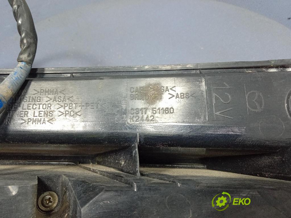Mazda 5 2009 svetlo / reflektor zad ľavá Vonkajsia: C31751160