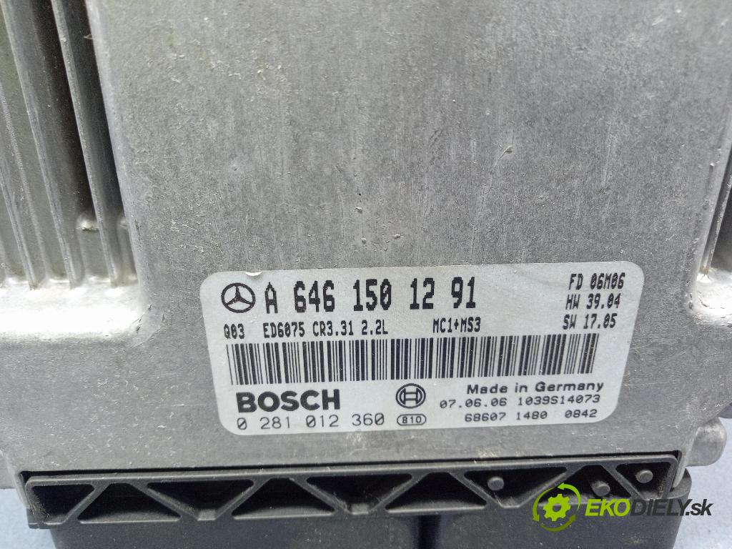 Mercedes Vito 2006 riadiaca jednotka Motor: A6461501291