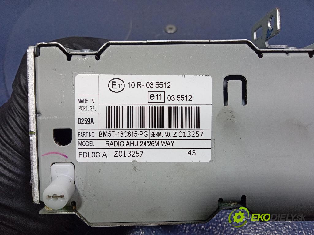 Ford Ecosport 2015 Radio I Navigácia: BM5T-18C815-PG