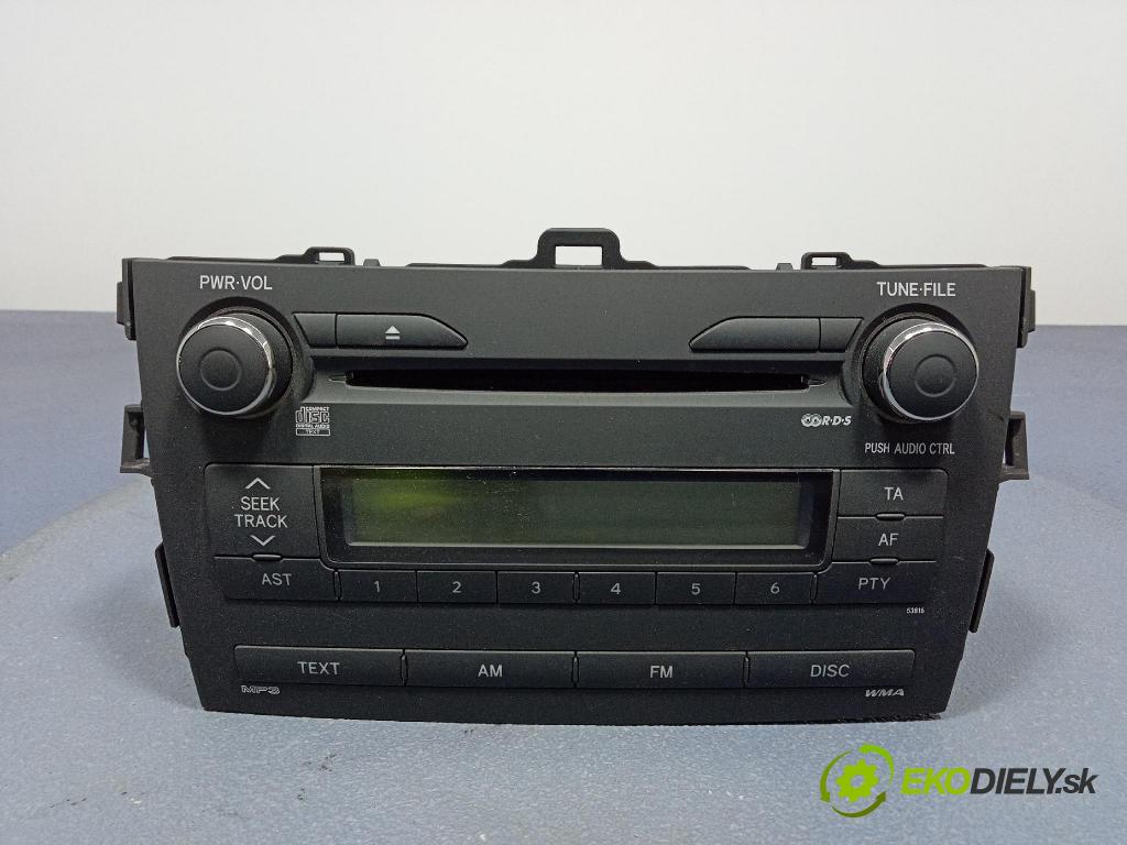 Toyota Corolla 2007 Radio I Navigácia: 86120-12A30