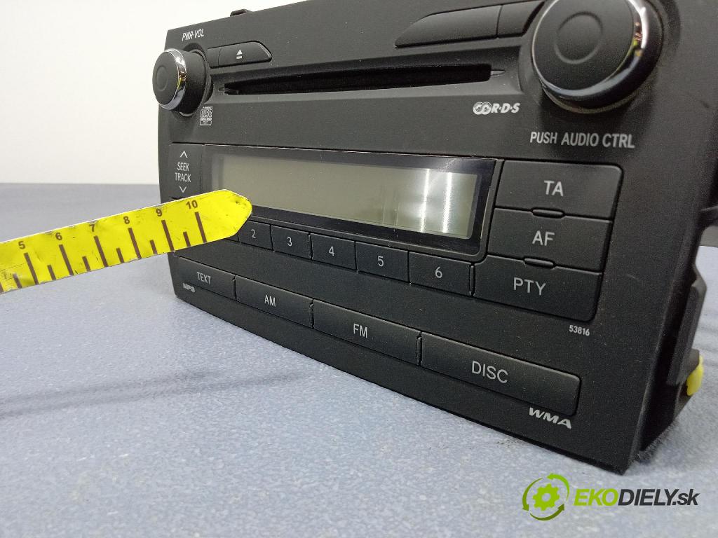 Toyota Corolla 2007 Radio I Navigácia: 86120-12A30