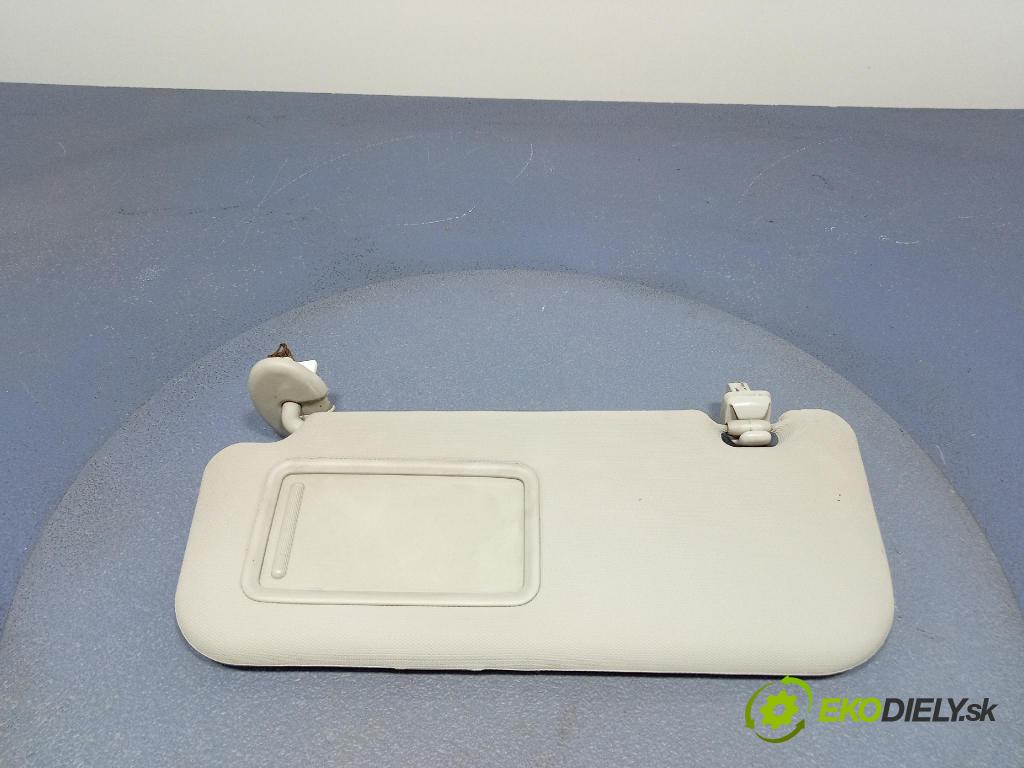 Toyota Corolla 2007 kryt slnečná clona