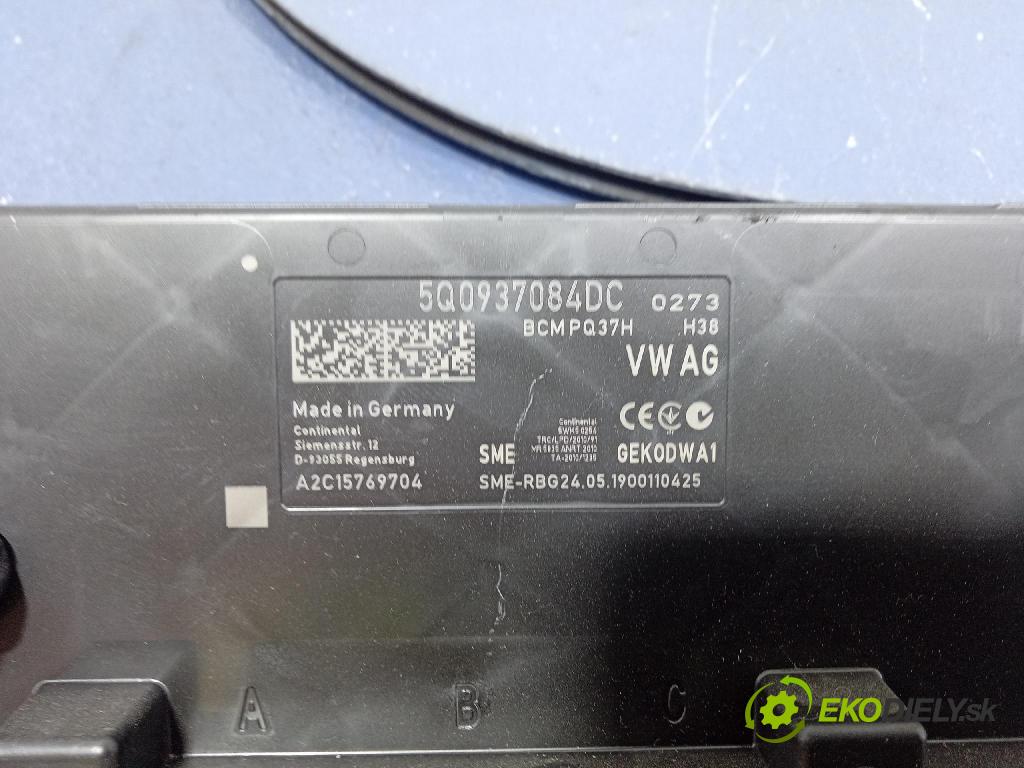 Skoda Octavia 2019 riadiaca jednotka Komfortu 5Q0937084DC