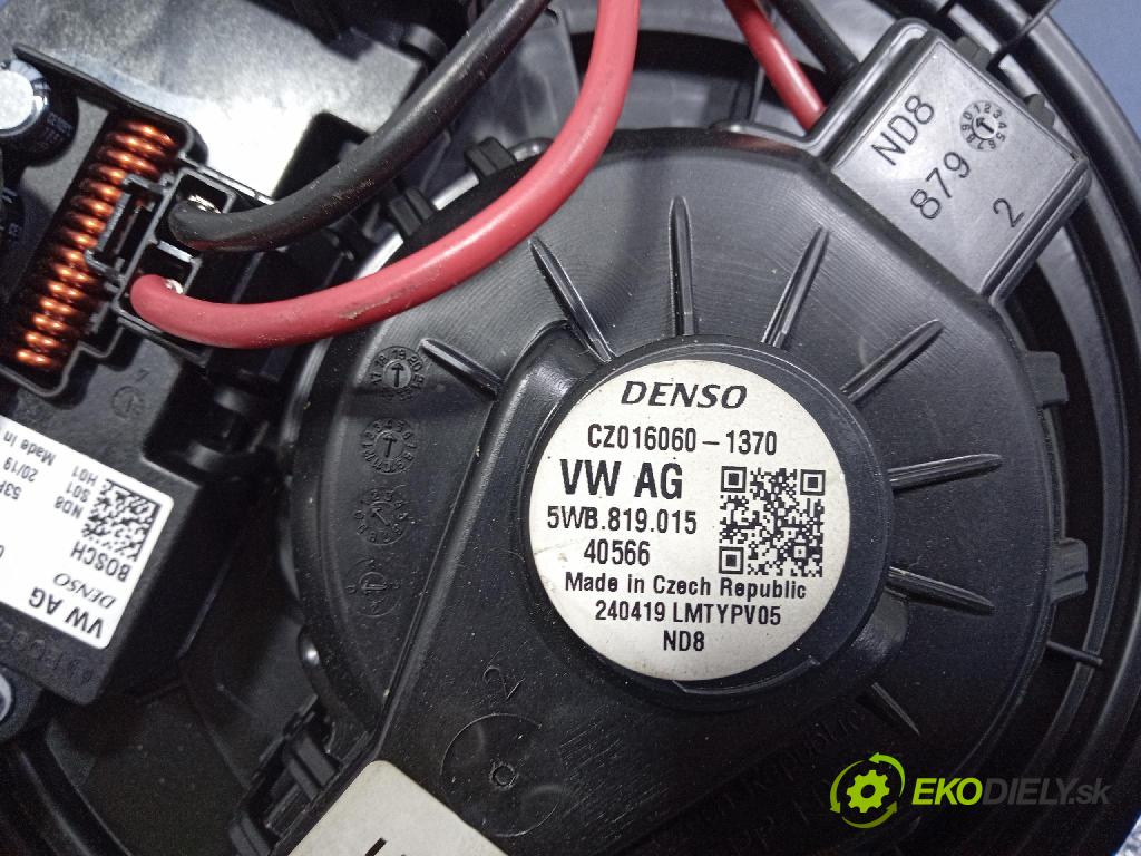 Skoda Octavia 2019 ventilátor Vzduch: 5WB819015