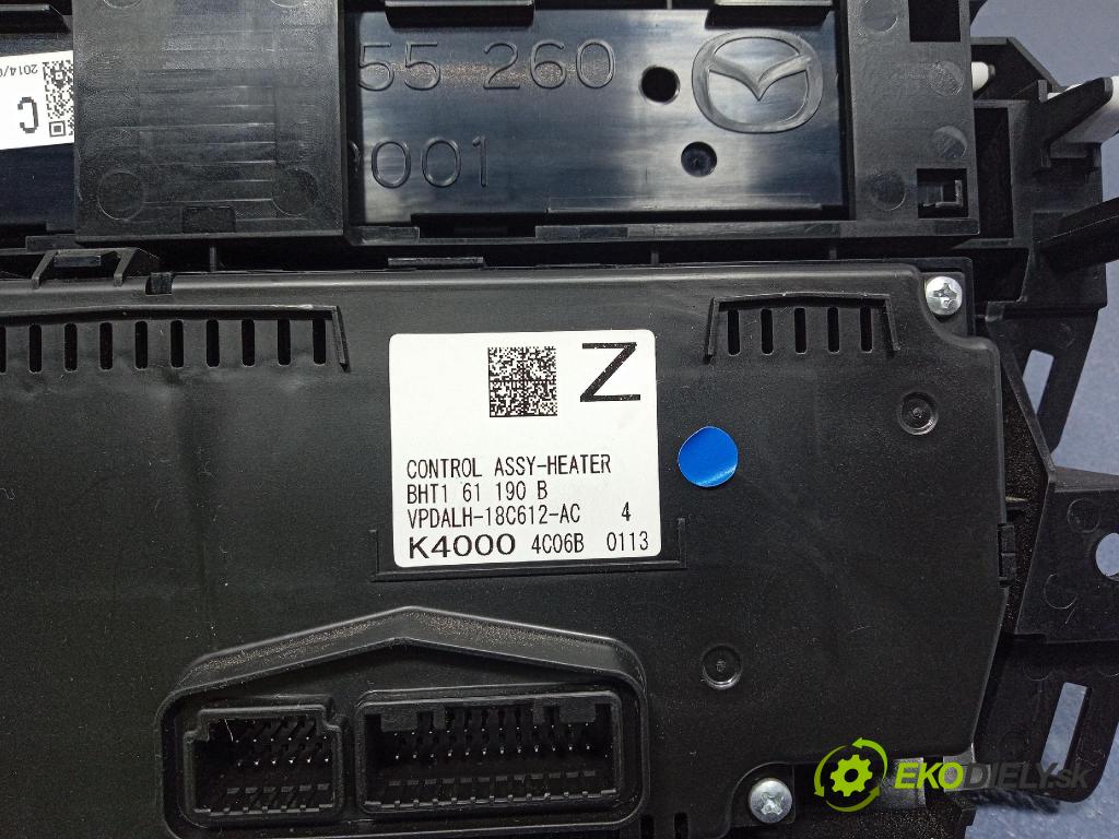 Mazda 3 2014 prepínač Klimatizácia: Prúd vzduchu: VPDALH-18C612-AC