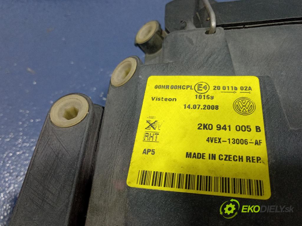 Vw Caddy 2008 Reflektor: Vľavo: 2K0941005B