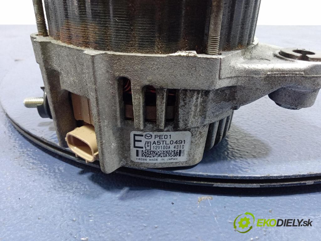 Mazda 3 2014 Alternator PE01A5TL0491