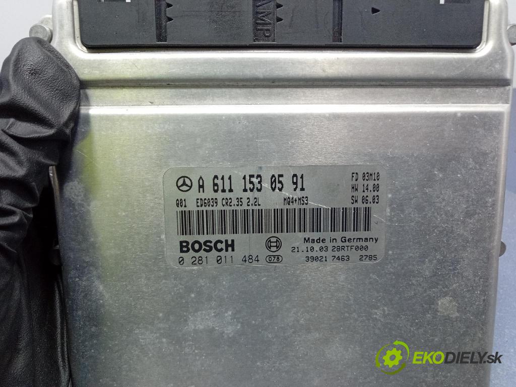 Mercedes-benz Sprinter 311 cdi 2003 riadiaca jednotka Motor: A6111530591