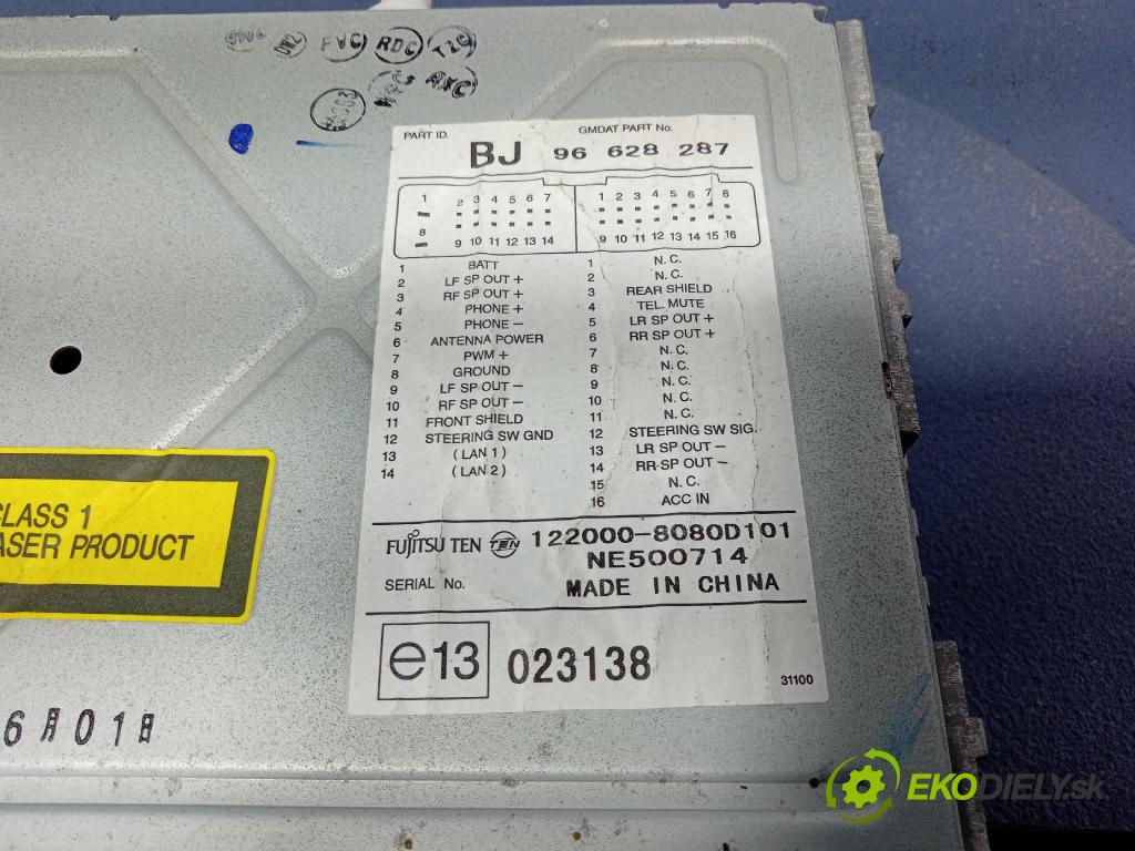 Chevrolet Epica 2007 Radio I Navigácia: 96628287