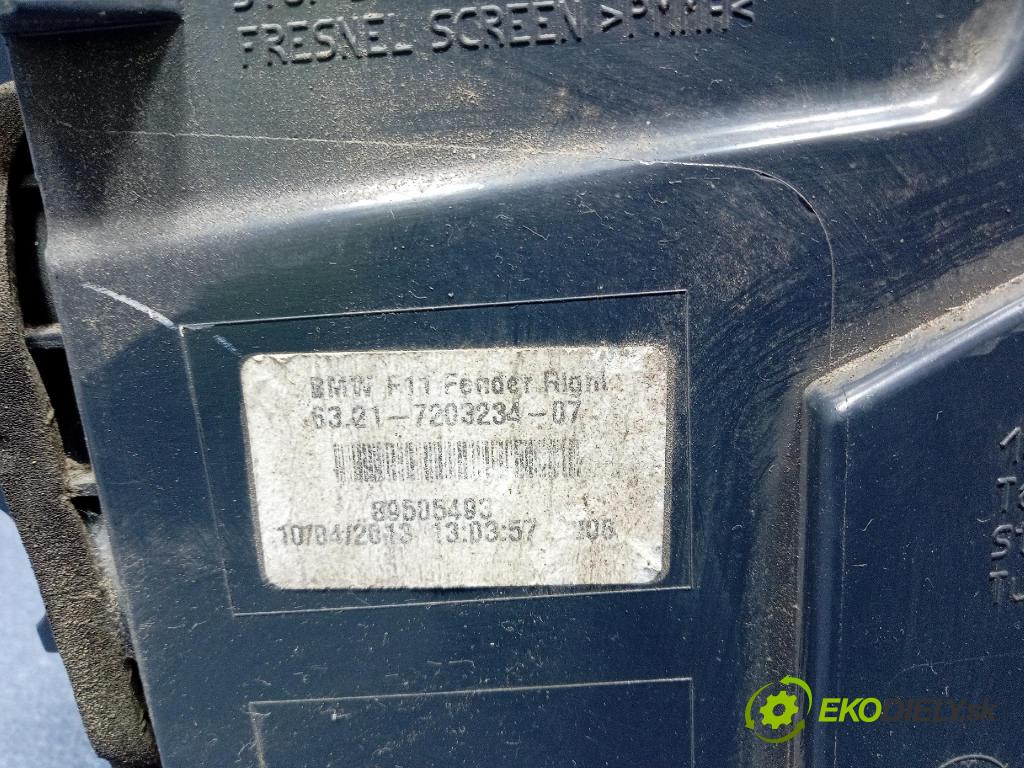 Bmw Seria 5 2013 svetlo / reflektor zad Prava: Vonkajsia: 7203234