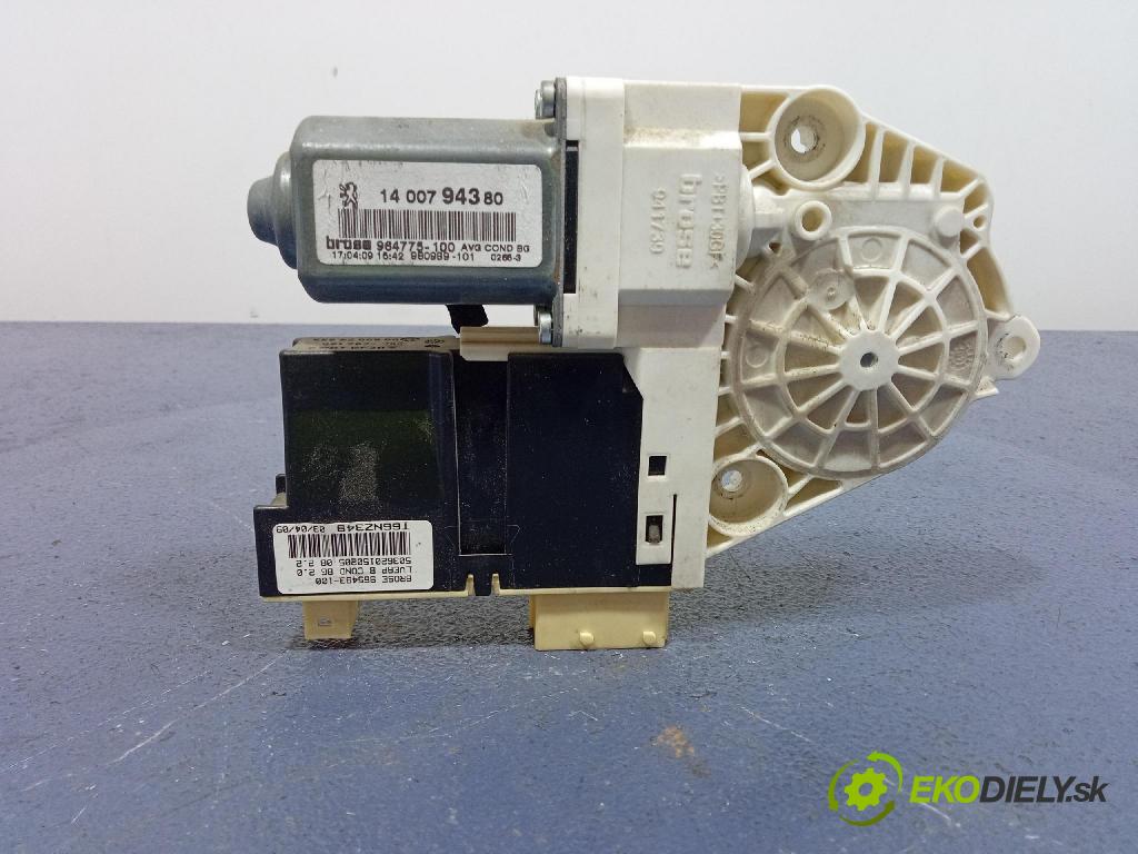 Peugeot 807 2009 mechanizmus okna Okná: Predné Vľavo: 1400794380