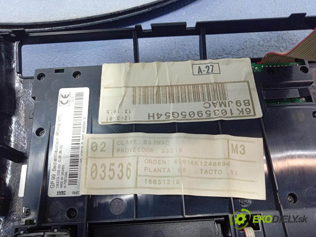 Seat Ibiza 1.4 kat 1999 Radio I Navigácia: 6K0035186C