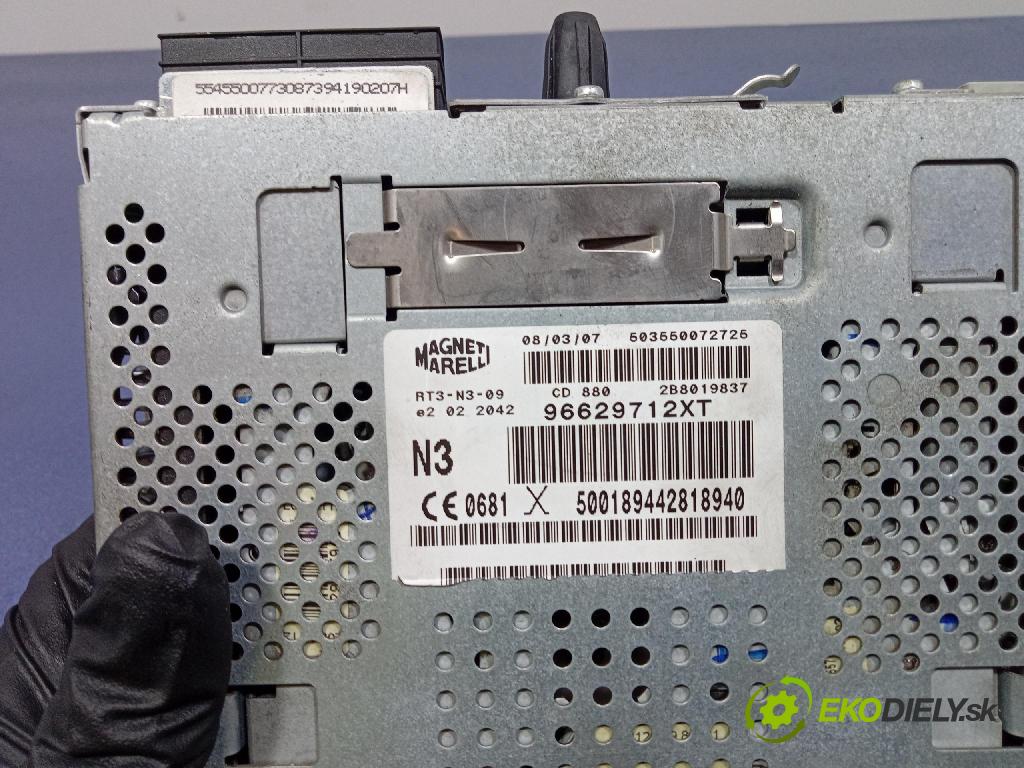 Citroen C4 picasso 2007 Radio I Navigácia: 96629712XT