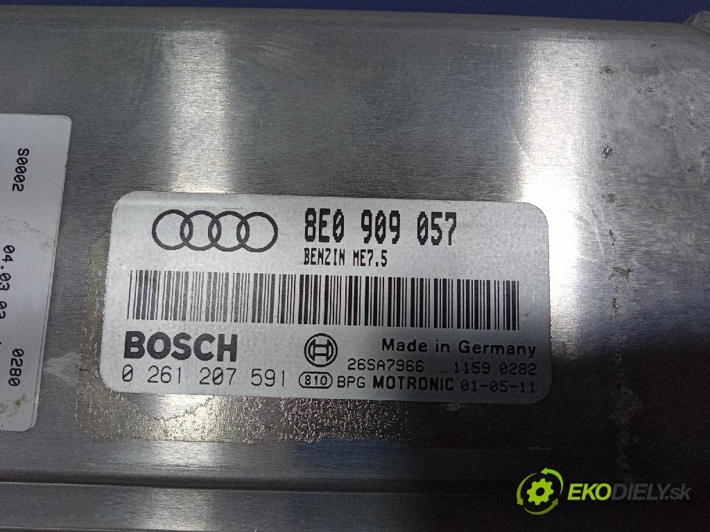 Audi A4 2002 riadiaca jednotka Motor: 8E0909057
