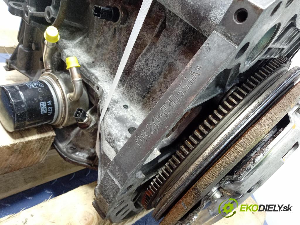Nissan Qashqai 2007 motor Benzín: MR20DE