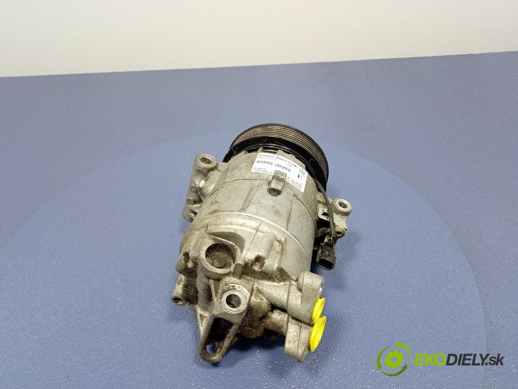 Nissan Qashqai 2007 Kompresor: Klimatizácia: 92600 JD200