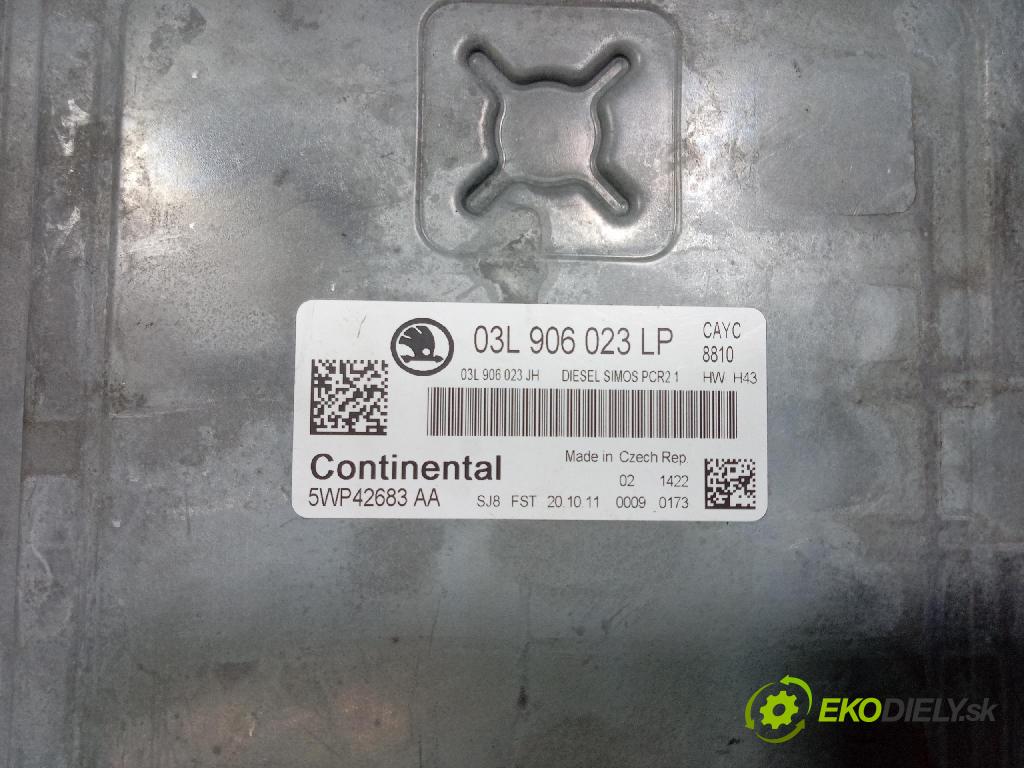 Skoda Octavia 2011 riadiaca jednotka Motor: 03L906023LP