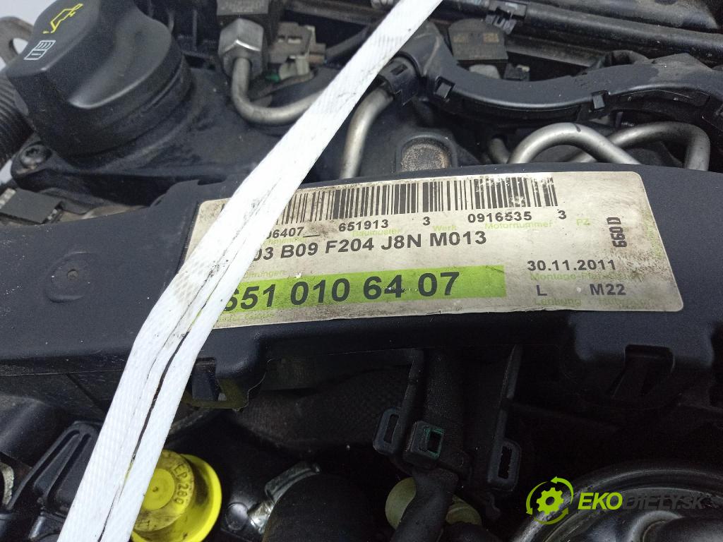 Mercedes C-klasa 2012 motor Diesel: 651.913