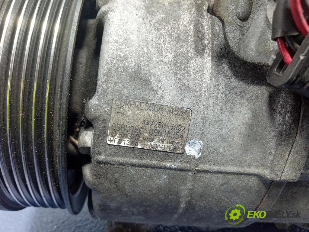 Mercedes C-klasa 2012 Kompresor: Klimatizácia: 447260-5992