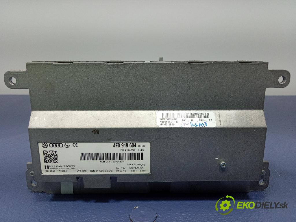 Audi Q5 2010 Zobrazit: Rádio: / GPS 4F0919604