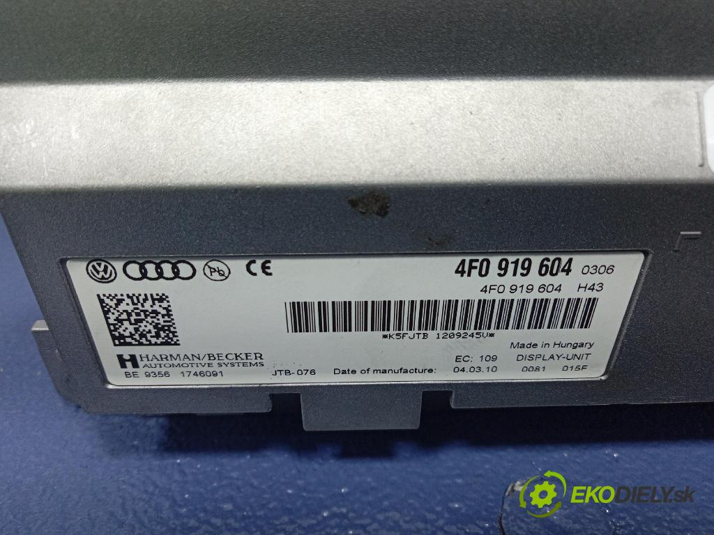 Audi Q5 2010 Zobrazit: Rádio: / GPS 4F0919604