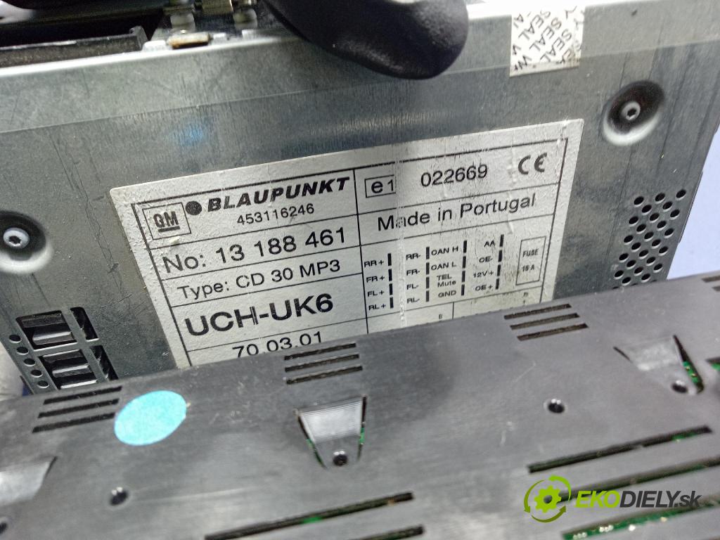 Opel Zafira 2006 Radio I Navigácia: 13188461