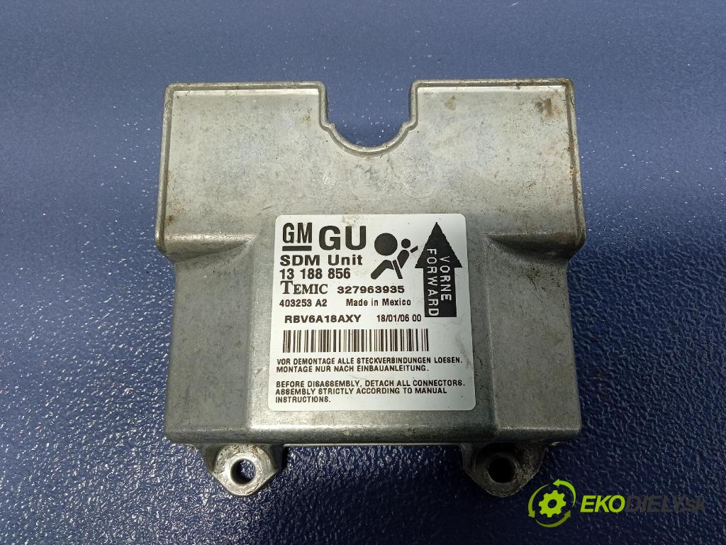 Opel Zafira 2006 riadiaca jednotka SRS x 13188856