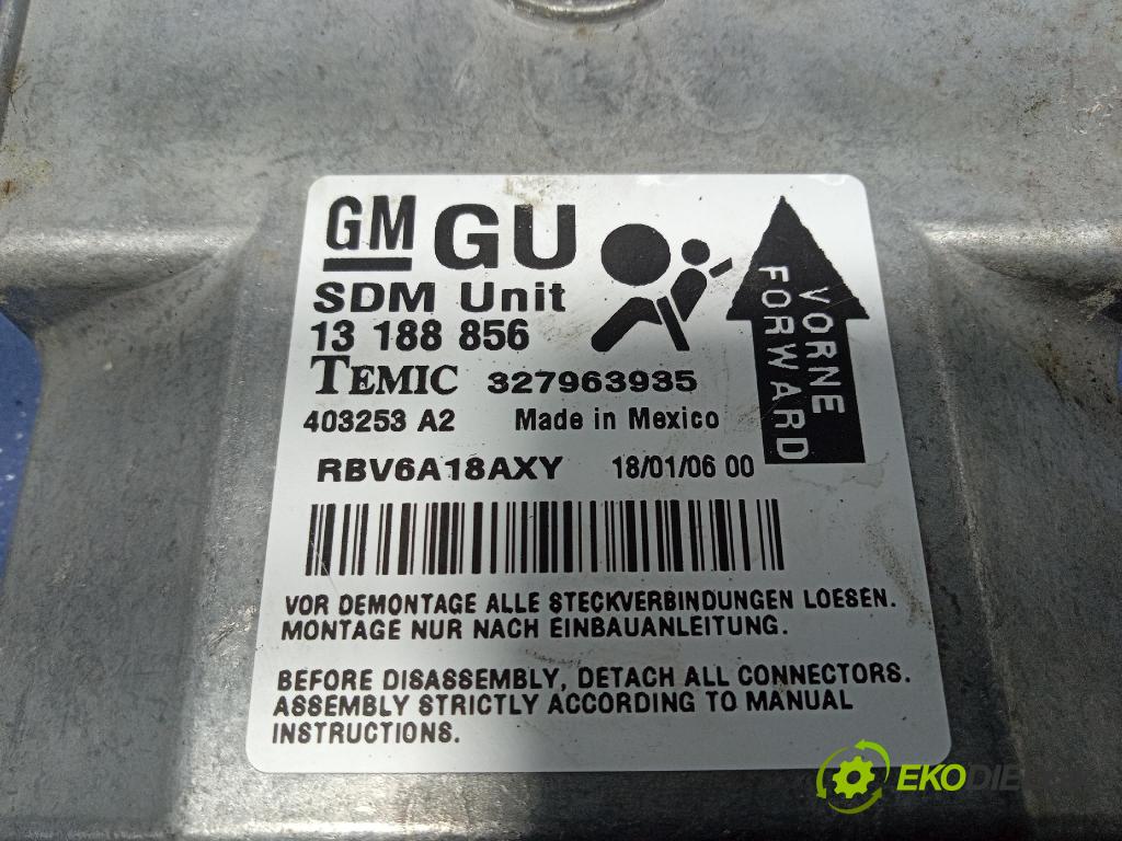 Opel Zafira 2006 riadiaca jednotka SRS x 13188856