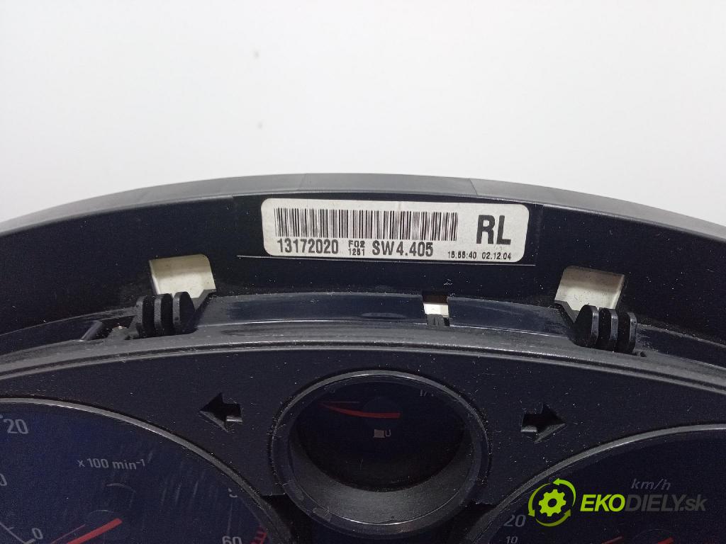 Opel Astra 2005 prístrojovka/ budíky 13172020