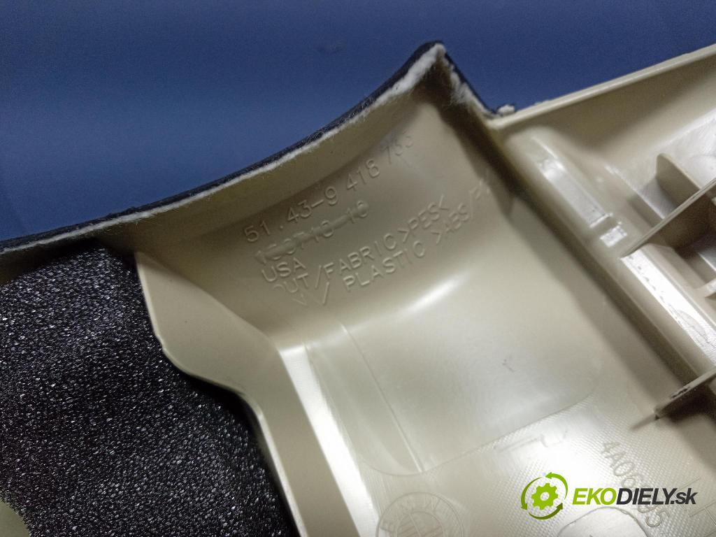 Bmw X7 0 kryt Plast: Interiéry: 5A0D9B5