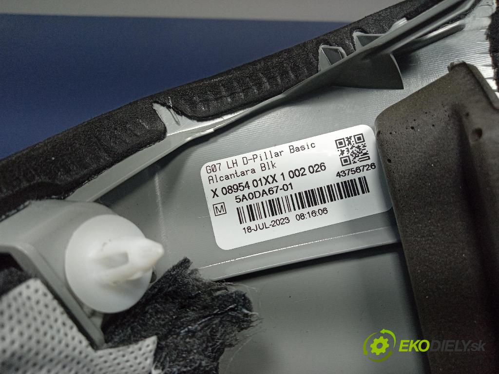 Bmw X7 0 kryt Plast: Interiéry: 5A0DA67