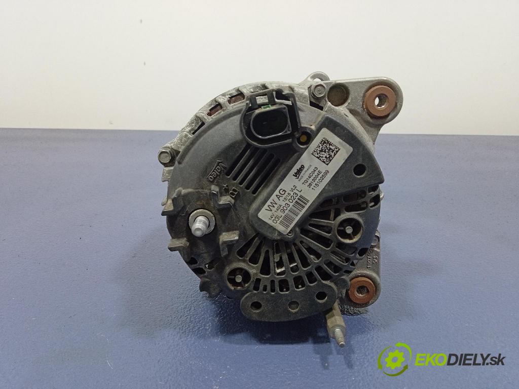Vw Passat 2015 Alternator 03L903023L