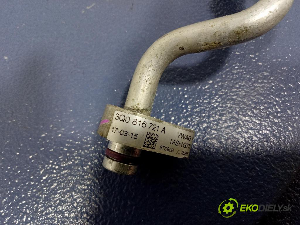 Vw Passat 2015 rúrka Klimatizácia: 3Q0816721A