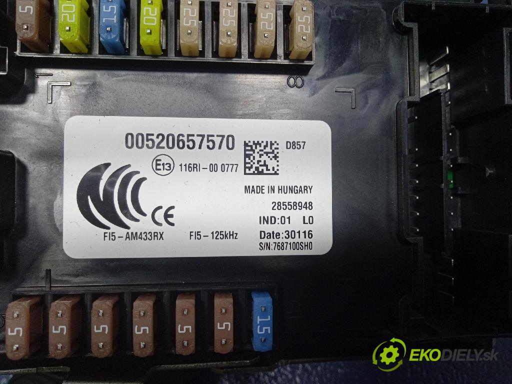 Fiat Tipo 2016 skrinka Poistky: 00520657570